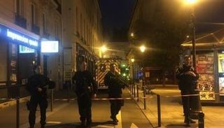 قوات الأمن الفرنسية في محيط حادث الطعن