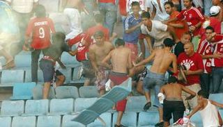 شغب جماهير النجم 