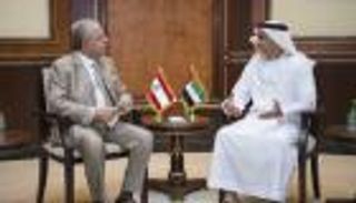 وزير الداخلية الإماراتي يلتقي نظيره اللبناني 