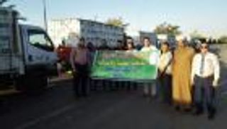 بالصور.. قافلة مساعدات الأزهر تتحرك لقطاع غزة