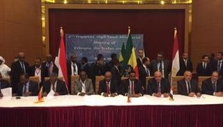 جانب من اجتماعات اللجنة التساعية بين مصر وإثيوبيا والسودان