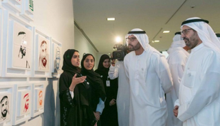 من فعاليات معرض "زايد: حكاية وطن"