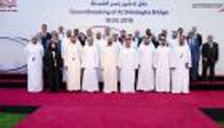 محمد بن راشد يدشن مشروع المعبر السادس على خور دبي