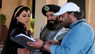 أثناء تصوير مسلسل هارون الرشيد