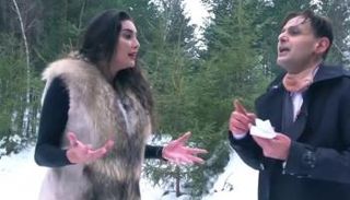 الممثل المصري رامز جلال خلال إحدى حلقات برنامجه "رامز تحت الصفر"