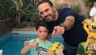 بالفيديو.. وائل جسار يحتفل بعيد ميلاد ابنه الثامن