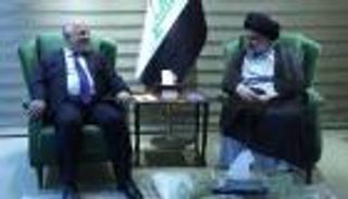 العبادي والصدر في أول لقاء بعد الانتخابات: الحكومة ستشمل الجميع