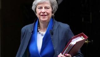 رئيسة الوزراء البريطانية تيريزا ماي 