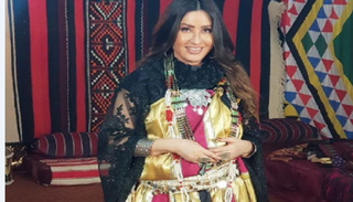 لطيفة بالزي الليبي