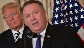 مايك بومبيو ودونالد ترامب