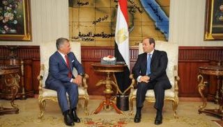 السيسي والعاهل الأردني