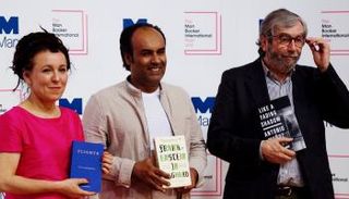 العراقي أحمد سعداوي وأولجا توكارتشوك وأنطونيو مولينا