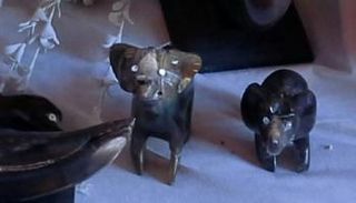 مجسمات فنية من قرون الجاموس