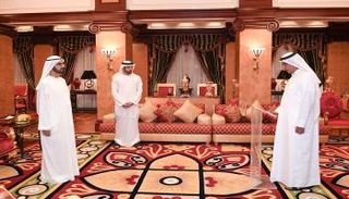 مراسم أداء اليمين القانونية أمام الشيخ محمد بن راشد آل مكتوم