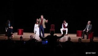 جزء من الأمسية الشعرية الغنائية "حي على بلدنا"