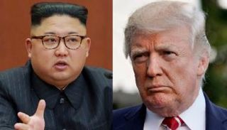 الرئيس الأمريكي دونالد ترامب وزعيم كوريا الشمالية