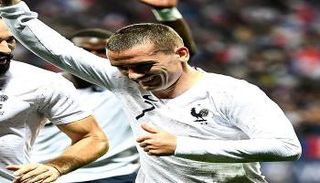 أنطوان جريزمان من مباراة فرنسا وإيطاليا