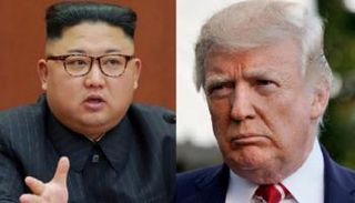 دونالد ترامب وكيم جونج