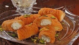 طريقة عمل أصابع الكنافة بالقشدة