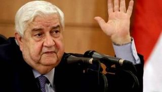 وزير خارجية النظام السوري وليد المعلم