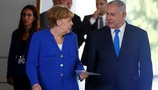 ميركل ونتنياهو - رويترز
