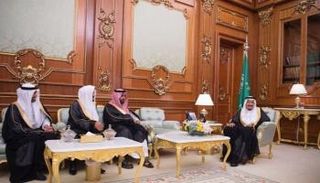 خادم الحرمين الشريفين الملك سلمان مع الوزراء الجدد