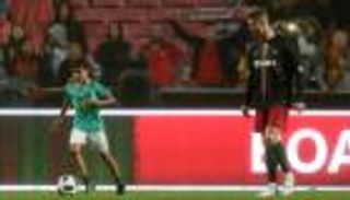 فيديو.. نجل كريستيانو رونالدو يستعرض مهاراته بعد ثلاثية الجزائر