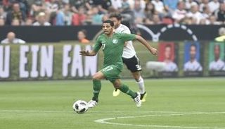 الجاسم من مباراة السعودية