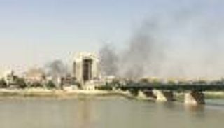 اندلاع حريق بمخزن لصناديق الاقتراع في بغداد