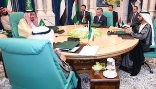 صورة من الاجتماع الرباعي لدعم الأردن بمكة المكرمة