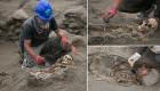 بالصور.. العثور على جثث 56 طفلا كانوا "قرابين للآلهة"