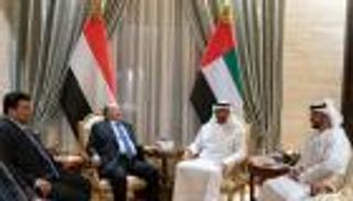 محمد بن زايد يبحث مع الرئيس اليمني سبل تعزيز التعاون المشترك