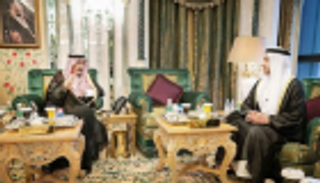 الملك سلمان يستقبل عبدالله بن زايد