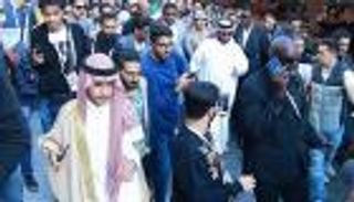 الجماهير السعودية تحتفي بتركي آل الشيخ في موسكو 