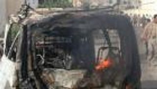 قتلى وجرحى في هجوم إرهابي بسيارة مفخخة جنوبي اليمن