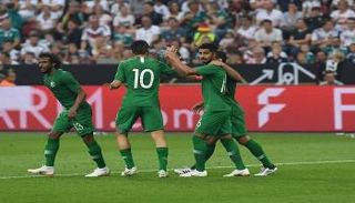 لاعبو المنتخب السعودي