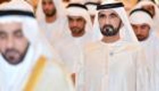 محمد بن راشد يستقبل جموع المهنئين بعيد الفطر السعيد