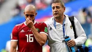 نور الدين أمرابط بعد إصابته