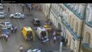 بالفيديو.. إصابة 8 أشخاص في حادث دهس بوسط موسكو