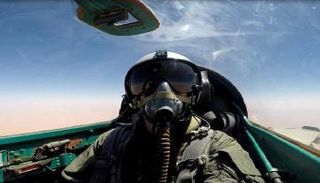 إحدى مقاتلات الجيش الليبي-أرشيف