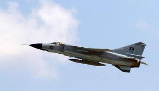 مقاتلة تابعة لسلاح الجو الليبي