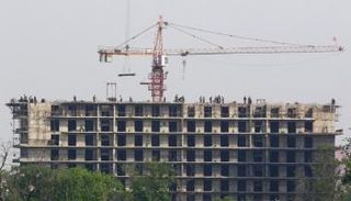 موقع بناء في كوريا الشمالية - رويترز