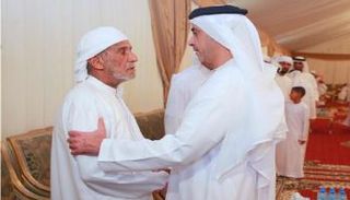 الشيخ سيف بن زايد آل نهيان يعزي أهالي الشهداء