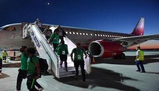 طائرة منتخب السعودية