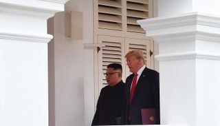 قمة تاريخية جمعت ترامب وكيم في سنغافورة- أرشيفية