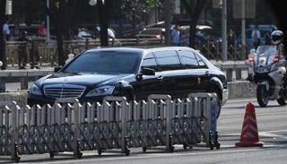 السيارة التي تقل كيم جونج أون في بكين