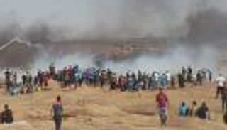 إصابات في صفوف المشاركين في "جمعة الوفاء للجرحى" بغزة