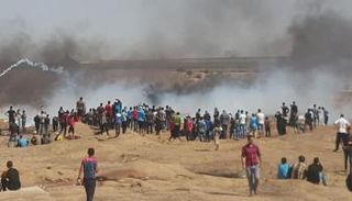 مسيرات جمعة الوفاء للجرحى في غزة
