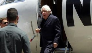 المبعوث الأممي إلى اليمن مارتن جريفيث لدى وصوله صنعاء