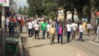 بالصور.. "العين الإخبارية" ترصد توافد الإثيوبيين في مليونية دعم أبي أحمد